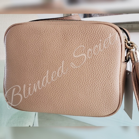 ☆☆SOLD☆☆ Gucci Soho Disco Crossbody Bag Beige - Picture 4 of 8